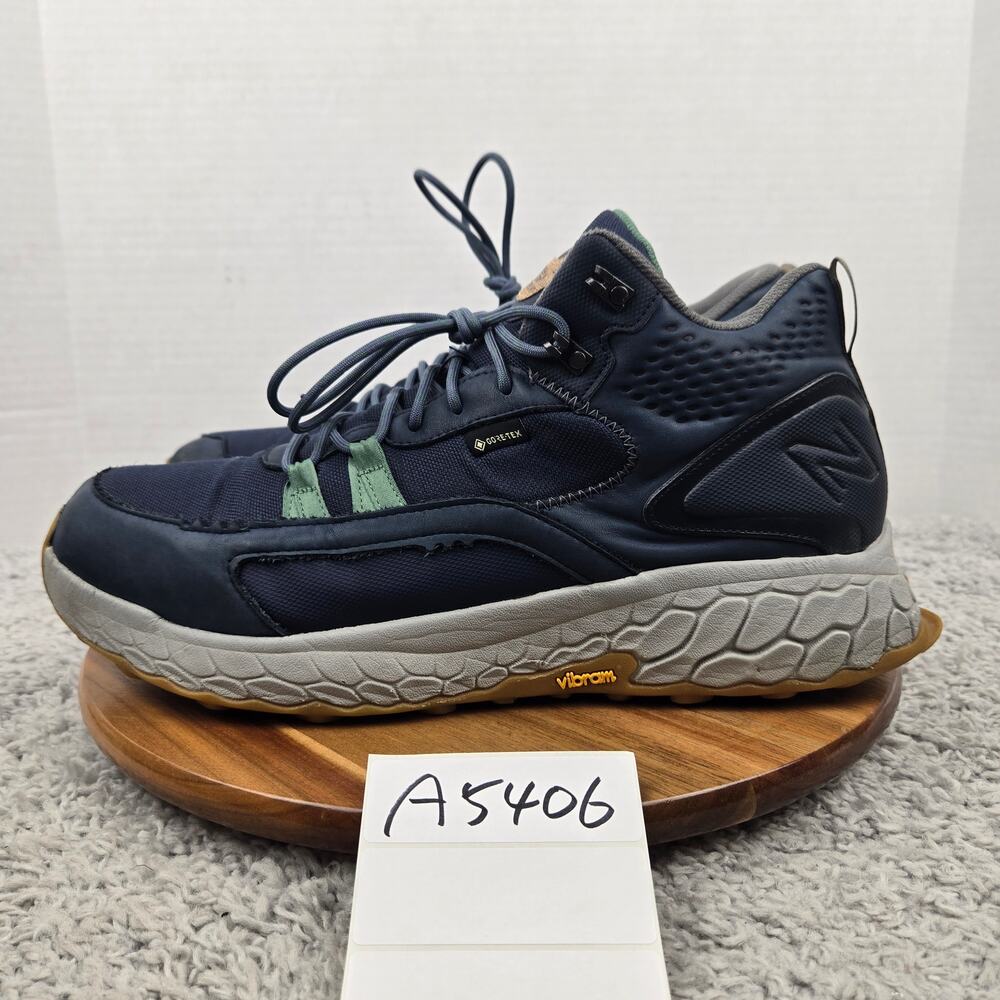 New Balance Mens 13D Fresh Foam X Hierro Mid V1 GTX Natural Indigo Hiking Boots